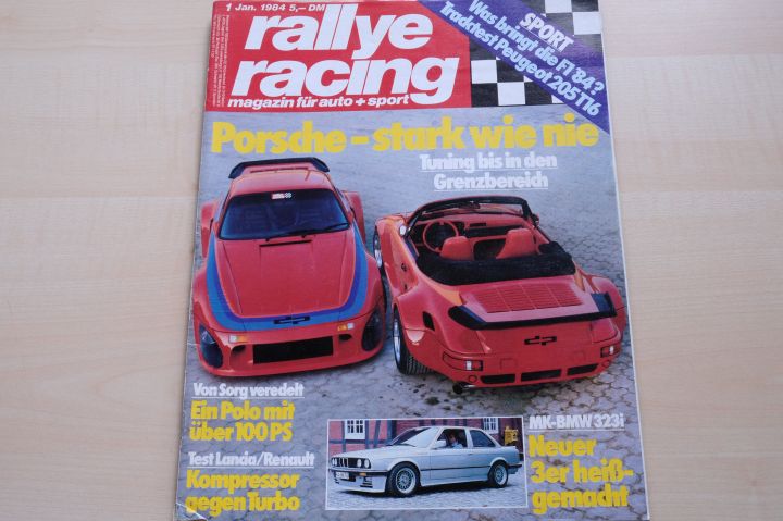Deckblatt Rallye Racing (01/1984)